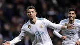 Cristiano Ronaldo marcou quatro golos e ainda fez uma assistência no triunfo do Real Madrid sobre o Girona