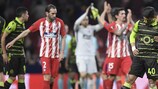 Mixed emotions for Atlético and Sporting CP players at full-time in the first leg