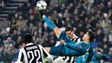 Cristiano Ronaldo segna lo spettacolare gol contro la Juventus