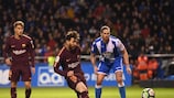 Lionel Messi completa o "hat-trick" na vitória do Barcelona frente ao Deportivo