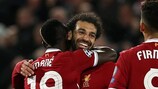 Mohamed Salah: autore di 43 gol col Liverpool nel 2017/18