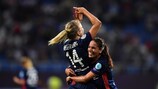 Amel Majri and Ada Hegerberg are selected again after Lyon's third straight title