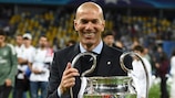 Zinedine Zidane (Real Madrid), triple vainqueur de la Champions League