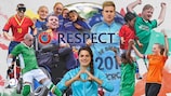 The UEFA report reflects UEFA's various social responsibility activities