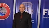 Le président de la Fédération kosovare de football, Agim Ademi