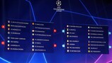 Sorteggio UEFA Champions League: tutti i gironi