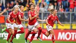 Denmark reached the UEFA Women's EURO 2017 final