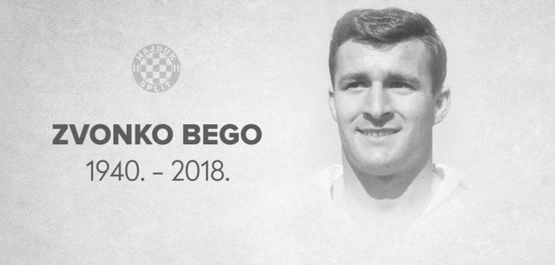 Zvonko Bego Autogrammkarte Hajduk Split Spieler 60er Jahre Original Signiert 