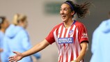 Silvia Meseguer enjoys Atlético's victory