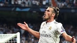 Gareth Bale enjoys his goal for Real Madrid