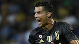 Cristiano Ronaldo opened the scoring for Juventus against Frosinone