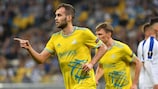 Марин Аничич радуется голу в ворота киевского "Динамо"
