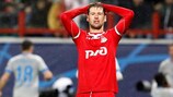 Grzegorz Krychowiak reacts to Lokomotiv's matchday two loss