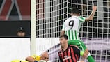 Antonio Sanabria celebra su gol en la tercera jornada