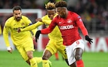Action from the matchday two game between Spartak and Villarreal