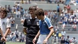 Luigi Agnolin apitou a meia-final do Mundial de 1986 entre a França e a República Federal da Alemanha