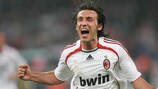 Андреа Пирло празднует первый гол "Милана" в финале Лиги чемпионов-2007