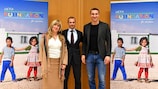 Владимир Кличко и Снежана Самарджич-Маркович присоединились к Детскому фонду УЕФА