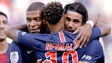 Paris scored 50 goals in Ligue 1 in the first 17 games of the season