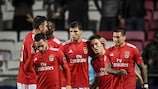 Benfica celebrate on matchday six last season