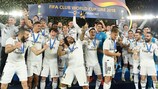 Real Madrid lift the FIFA Club World Cup in Abu Dhabi