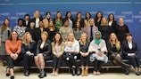 Attendees for the UEFA-FIFA Women in Football Leadership Programme session in Nyon