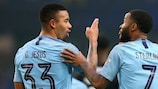 Gabriel Jesus and Raheem Sterling both scored for Manchester City against Rotherham