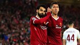 Mohamed Salah opts not to celebrate after scoring for Liverpool against Roma in last season's semi-finals