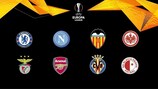 Oito equipas continuam na luta pelo troféu da UEFA Europa League