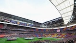 Wembley lució un ambiente espectacular en la final de la UEFA Champions League de 2011