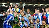 Celebración del Oporto tras conseguir la UEFA Europa League