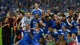 La joie des joueurs de Chelsea à l'issue de la finale à Munich