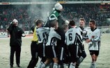 Rosenborg were 2-0 victors against Real Madrid at the Lerkendal Stadion in 1997