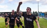 David McMillan scored twice as Dundalk beat BATE to reach the play-offs