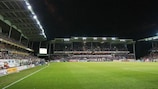 El Lerkendal Stadium en Trondheim, campo del Rosenborg