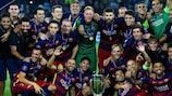 Vainqueur à 5 reprises, le Barça est le club le plus titré en Super Coupe, en compagnie de l'AC Milan