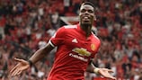 Paul Pogba and Manchester United are back in the UEFA Champions League group stage