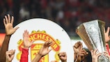 United feiert seinen Triumph in der UEFA Europa League