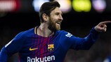 Lionel Messi was on target for Barcelona against Levante