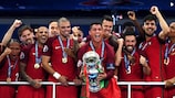 Cristiano Ronaldo, who started his career at Sporting, inspired Portugal to EURO glory this summer