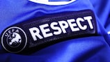 Die Respekt-Kampagne ist einer der elf Schlüsselwerte der UEFA