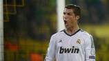 Cristiano Ronaldo feiert seinen zwölften Treffer in der UEFA Champions League 2012/13