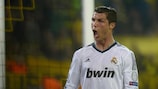 Cristiano Ronaldo celebra su gol número 12 en la UEFA Champions League de esta temporada
