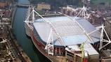 Imagem do Estádio Nacional do País de Gales, palco da final da UEFA Champions League de 2017