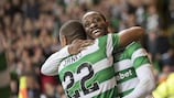 O Celtic comemora a passagem ao "play-off"