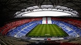 O Stade de Lyon acolhe em 2018 a final da UEFA Europa League
