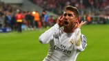 Sergio Ramos bejubelt sein Tor im Halbfinale 2014 gegen die Bayern