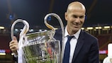 Zinédine Zidane, premier coach à conserver la Champions League depuis qu'elle porte ce nom