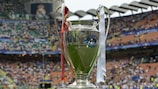 Le trophée de l'UEFA Champions League