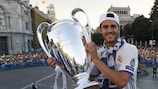 Vainqueur de l'UEFA Champions League avec le Real Madrid, Álvaro Morata porte désormais les couleurs de l'Atlético